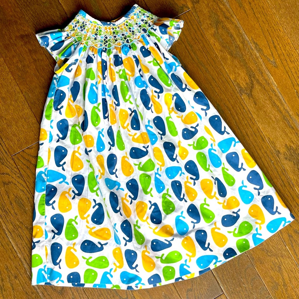 Smocked dress by Claire & Charlie, size 2!